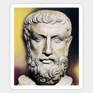 Parmenides of Elea Portrait | Parmenides of Elea Artwork 9 Magnet